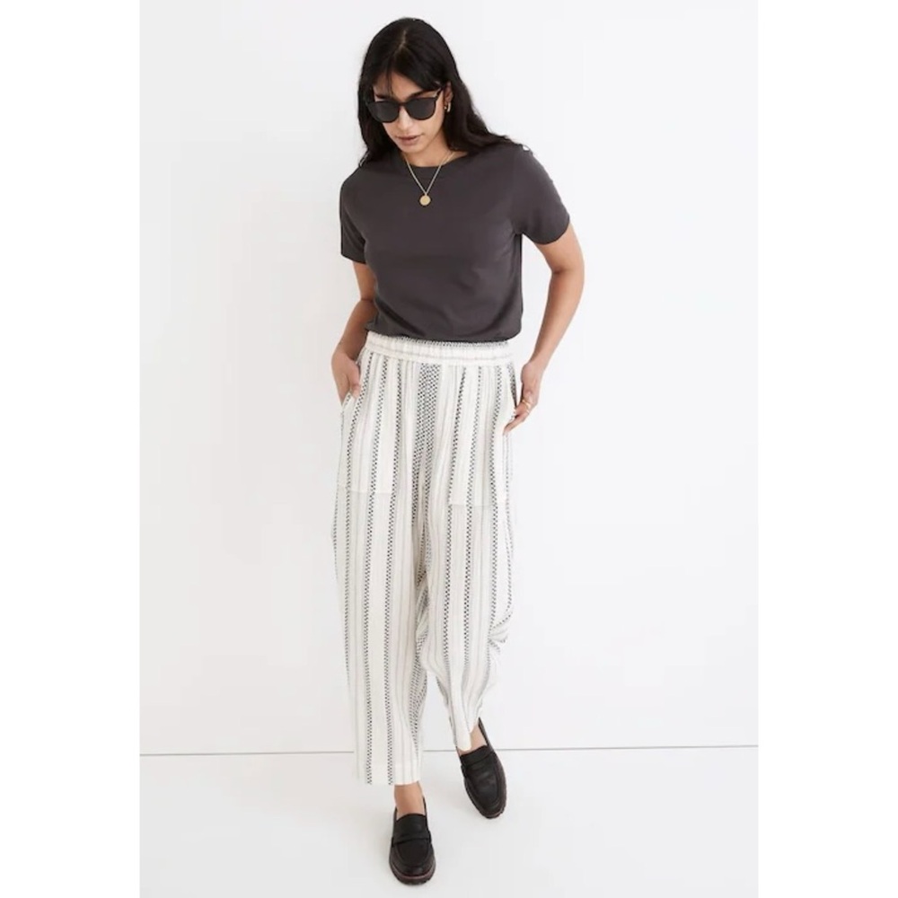 Madewell Lightspun Pull-On Balloon Pants - Size Large